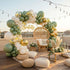 Green Balloon Garland Kit with Sage and Olive Balloons - 112pcs Sage Green Balloons with Gold Butterfly for Weddings, Baby Showers, Birthdays, and...