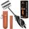 Bushcraft Hand Auger Wrench, Heavy-Duty Scotch Eye Wood Auger, Hand Auger Wood Drill, Manual Hole Maker Multitool with Leather Case for Camping, O...
