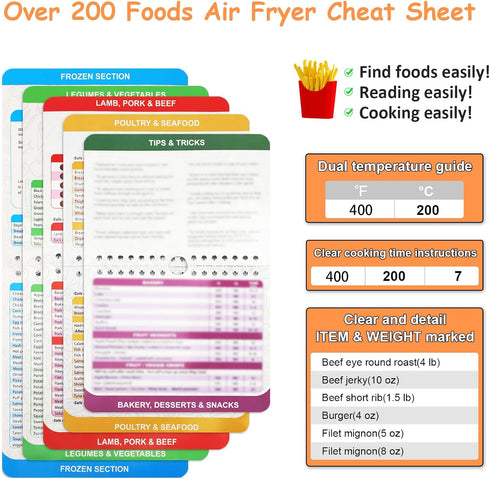 2Pcs Air Fryer Silicone Liners for Ninja SL401 /DZ401 /DZ550 8-10 QT, ddLUCK Air Fryer Accessories, Reusable Air fryer Pot Replacement Baking Tray...