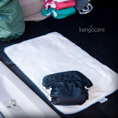 Kanga Care Reusable Absorbent & Waterproof Changing Pad 24" x 15" - Peacock...
