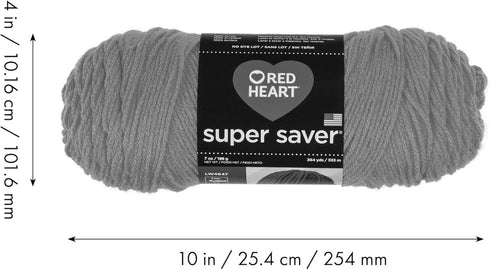 Red Heart Super Saver Aruba Sea Yarn - 3 Pack of 198g/7oz - Acrylic - 4 Medium (Worsted) - 364 Yards - Knitting/Crochet...