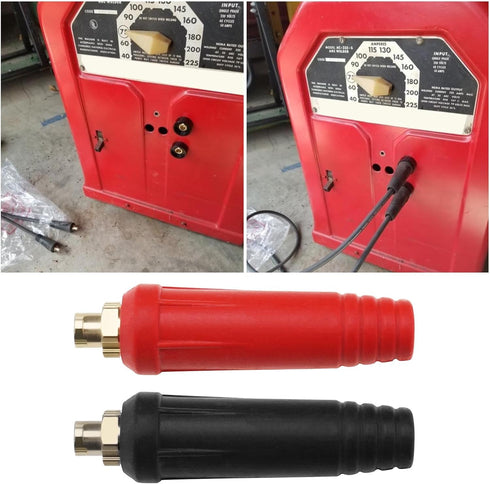 8pcs TIG Welding Cable Panel Connector Socket DKJ10-25 Cable Connector Plug DKZ10-25 Cable Connector Socket for TIG Welding Plasma Cutter Machine...