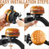 MARQUE Hamburger Bike Bell – Bicycle Bell for Most Bikes, Also Fit Balance Bike and Scooter, Must Have Cycling Accessory...