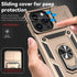 Hitaoyou Compatible with iPhone 15 Pro Case, iPhone 15 Pro Case with Camera Cover & Kickstand Military Grade Shockproof Heavy Duty Protective with...