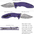Pocket Folder Folding Knife: 3.14" Stainless Steel Blade, G10 Scales, Thumb Stud Liner Lock, EDC Knives for Outdoor Survival, Great Gifts for Men ...