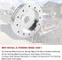 0.5" Steering Wheel Hub Adapter Conversion Spacer,6 Hole to 3 Hole Steering Wheel Adapter Boss Kit(Silver)...