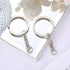 250 Pieces Keychain Rings Including 35 Pieces Keychain Rings and Jump Rings and 180 Pieces Screw Eye Pins for Jewelry Making (Silver,30 mm)...