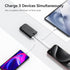 imuto Graffiti Style Portable Charger with Built-in Lightning Cable,22.5W Fast Charging 10000mAh Power Bank LED Display,Travel Essentials,Battery ...
