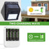 Kruta Ni-MH AA Rechargeable Batteries 2000mah, Double A High Capacity 1.2V Pre-Charged for Garden Landscaping Outdoor Solar Lights, String Lights,...