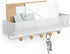 Umbra Estique Entryway Organizer, Great for Storing Keys, Small Accessories, Mail, Wallets and More, White Finish...