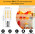 Kei d28k 4w Kel2812 Freezer Bulb Kei d28m kel 2815 ac100-265v 3.8w Refrigerator Light Bulb, E17 Intermediate Base LED Bulb Fit for Kenmore Refrige...
