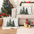 RABUSOFA Christmas Pillows Covers 12x20 Winter Tree Snowflake Decorations Decorative Pillow Cases Farmhouse Holiday Xmas lumbar Cushion Covers for...