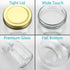 Encheng 12 oz Glass Jars With Lids And Bands,Clear Regular Mouth 12oz Mason Jars For Storage,Canning Jars For Caviar,Herb,Jelly,Jams,Honey,Dishwar...