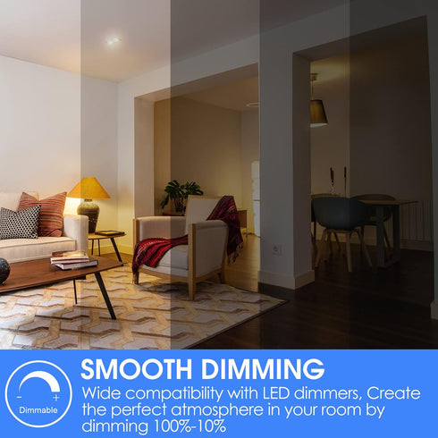 E ENERGETIC LIGHTING Dimmable LED Light Bulbs, 60W Equivalent 5000K Daylight, 8.5W 800 Lumens, E26 LED Bulb 60 Watt Dimmable, UL Listed, 12 Packs...