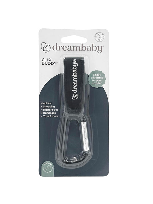 Dreambaby Clip Buddy Stroller Hook Carabiner - Bag Holder - Black- Model L271...