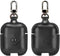 MODOS LOGICOS Leather Charging Case Cover for AirPods 1/2, Secure Snap-Fastener Compatible with Apple AirPods 1/2 Generation - Black...