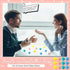 12 Pcs Conversation Ice Breaking Cubes Social Emotional Learning Activities Social Emotional Dice Wood Conversation Cube for Kids Adult Classroom ...