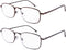 EYEGUARD 2 Pairs Spring Hinge Reading Glasses for Men Women Readers 3.00...
