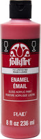 FolkArt Gloss Acrylic Enamel Paint in Assorted Colors, 8 oz, Lipstick Red...