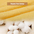 SEMAXE Yellow Hand Towels for Bathroom, 100% Cotton Towels with Hanging Loops, Hotel Spa Quality Absorbent Towels, 27" L x 16" W, 4 Piece Hand Tow...