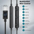 USB C Headphones for Samsung Galaxy S24 Ultra S23 FE S22 S21 A54 Note 20 10+,Magnetic Wired Earbuds Stereo in-Ear USB Type C Earphones with Microp...