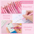 BESARME 12 Pcs Pink Pens Set, Mother's Day Gifts Pink Gifts for Women Crystal Ballpoint Pens Retractable Glitter Fancy Pens for Journaling Offices...