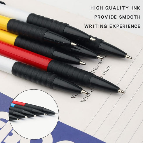 30 Pack Ballpoint Pens,Medium Point 1mm Pen Retractable Pens Smooth Writing Pens Black Ink Journaling Pens, Aesthetic Gift School Office Supplies ...