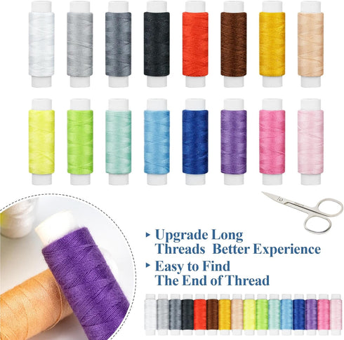 OKOMER Sewing Kit, Sewing Kit for Adults, Needle and Thread Kit, Travel Sewing Kit Sewing Supplies, Small Mini Sewing Kit, Basic, Beginner Sewing ...