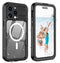 for iPhone 15 Pro Max Waterproof Case, Built-in Screen Protector, Shockproof, Snowproof, Dustproof, Full Body Protective Cover for iPhone 15 Pro M...