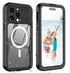 for iPhone 15 Pro Max Waterproof Case, Built-in Screen Protector, Shockproof, Snowproof, Dustproof, Full Body Protective Cover for iPhone 15 Pro M...