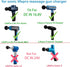 VHBW 16.8V 1A Massage Gun Charger for LifePro Sonic, Sonic Mini, Sonic Pro,Fusion X, Sonic Pro, Youdgee H1 Mini, Mebak 3, DamKee DK-01 02 Charger ...