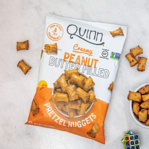 Quinn Snacks Peanut Butter Filled Pretzels, 7 Oz...