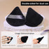 BEAKEY Triangle Powder Puffs for Face Powder Makeup Puff for Loose & Cosmetic Foundation, Wedge Shape Velour Cosmetic Cloud Kiss Makeup Sponges fo...