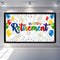 Colorful Retirement Banner Giant Backdrop for Retirement Party Supplies...