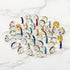 QUEFE 720Pcs Rhinestone Spacer Beads for Jewelry Making, Rondelle Crystal 8mm Bead for Necklaces, Bracelet Pendants (12 Colors)...