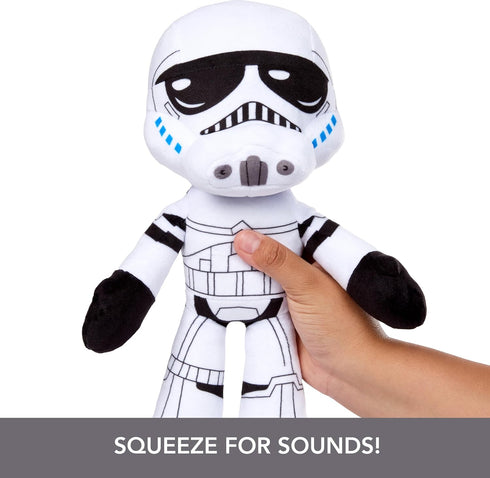 Mattel Star Wars Plush Talkers Soft Toys, 11 to 12-Inch Stormtrooper Plush with 10 Sounds & Phrases, Collectible Soft Dolls...