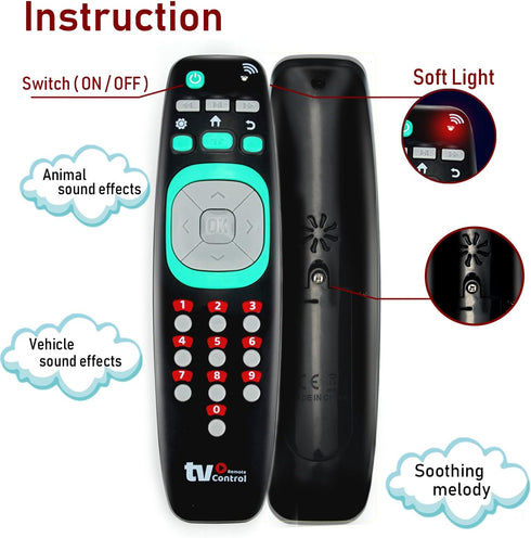 Baby Remote Control Toy and Smartphone Bundle, Pretend Play Playset for Toddlers Babies? Musical Toys with light and sound for Boys and Girls...