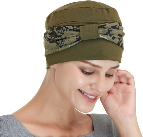 Bamboo Double Layered Comfort Beanie for Cancer Patient, Chemo Patient, Hats for Cancer Chemo Patients Women...