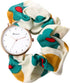 Avaner Women's Floral Wrist Watches: Scrunchies Band Elastic Printed Strap Stretch Watches for Women Ladies...