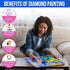 Modern Merch Bird Diamond Art, Peacock Diamond Art Kits for Adults, Floral Diamond Painting Scenery Wall Art 12x16in Gem Art DIY Crafts for Adults...
