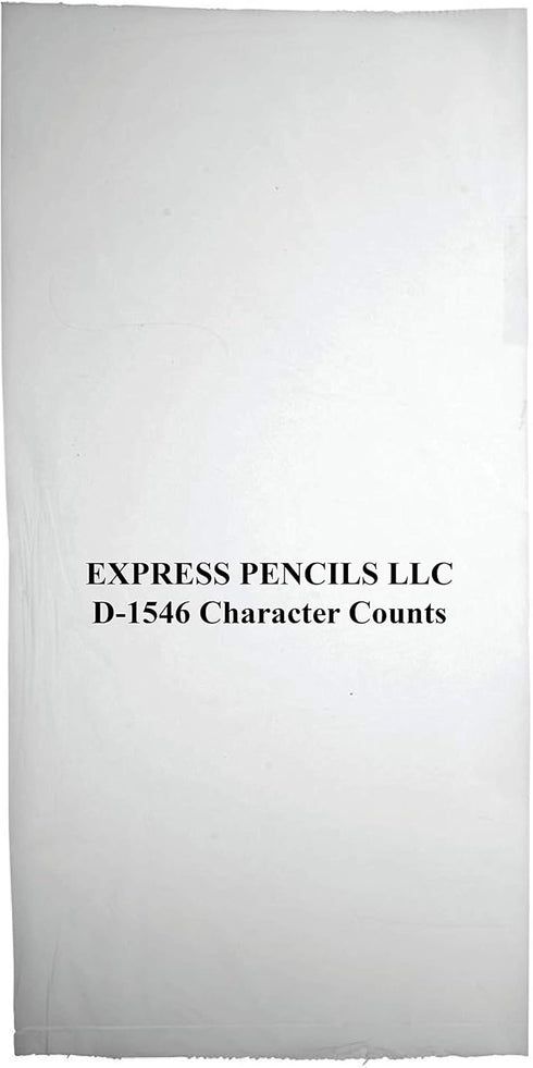 Express Pencils D1546 Character Counts - 36 Qty Package - Character Pencils...