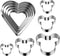 Mickey Love Heart Cookie Cutter, Pack of 5,Set of 2...