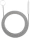 Extra-Thick Drain Brush with Stronger Spring 61-Inch Stainless Steel and Nylon Pipe Cleaner for Flexible, Curved & Slim Holes, Stronger Spring Ver...