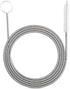 Extra-Thick Drain Brush with Stronger Spring 61-Inch Stainless Steel and Nylon Pipe Cleaner for Flexible, Curved & Slim Holes, Stronger Spring Ver...