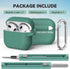 AirPods 3rd Gen Case Cover 2021 with Cleaner Kit,Soft Silicone Protective Case for Apple AirPods 3rd Generation Charging Case with Keychain,Shockp...