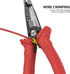 NEIKO 02038A 6-in-1 Wire Service Tool | 8-1/2" Length | Gripper, Crimper, Stripper, Cutter, Extractor, Electrician Pliers...