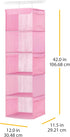 Whitmor 6636-1234-PINK Hanging Accessory Shelves, Pink...
