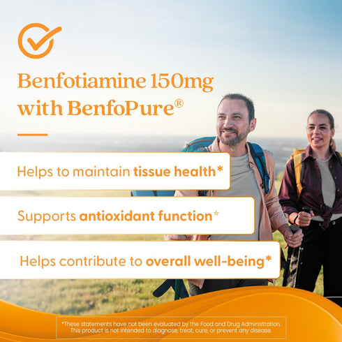 Doctor's Best Benfotiamine 300 with BenfoPure, Helps Maintain Healthy Glucose Metabolism, Non-GMO, Vegan, Gluten Free, Soy Free, 300 mg, 60 Veggie...