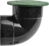 NDS 422G Pop-Up Drainage Emitter with Elbow fits 4-Inch Sewer and Drain Pipe, Works with Drainage Systems Including Catch Basins, Green...