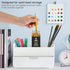 ARTEZA Small Desk Organizer with Drawer – Portable Dresser & Desk Caddy with Desktop Pen Holder – Office Desk Accessories – Lightweight Classroom ...